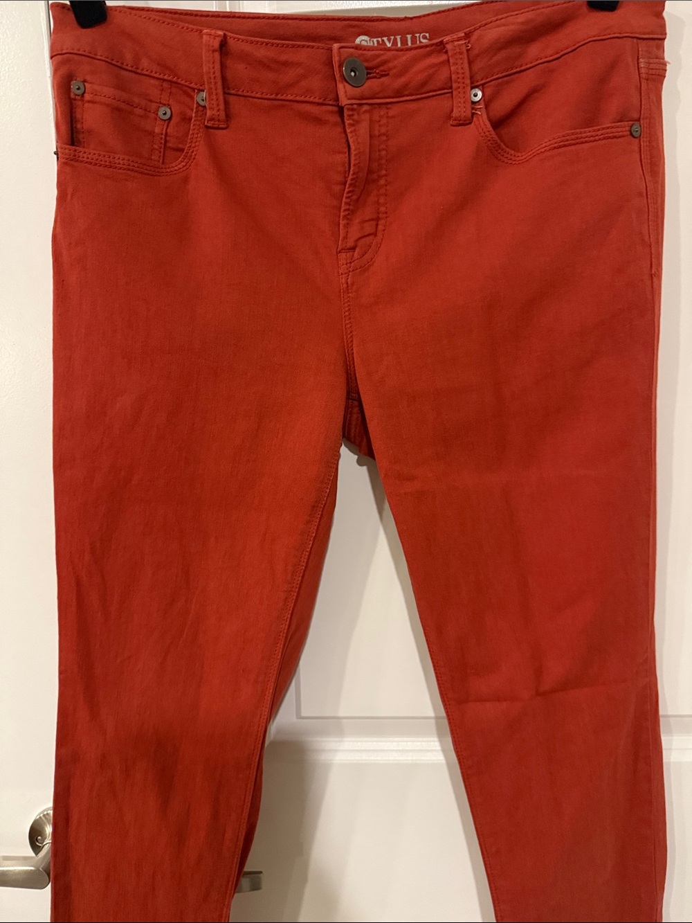 STYLUS Red Skinny Jeans - Picture 3 of 15